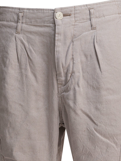 Linen-blend cargo pants Trousers