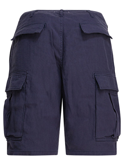 Linen cargo shorts Shorts