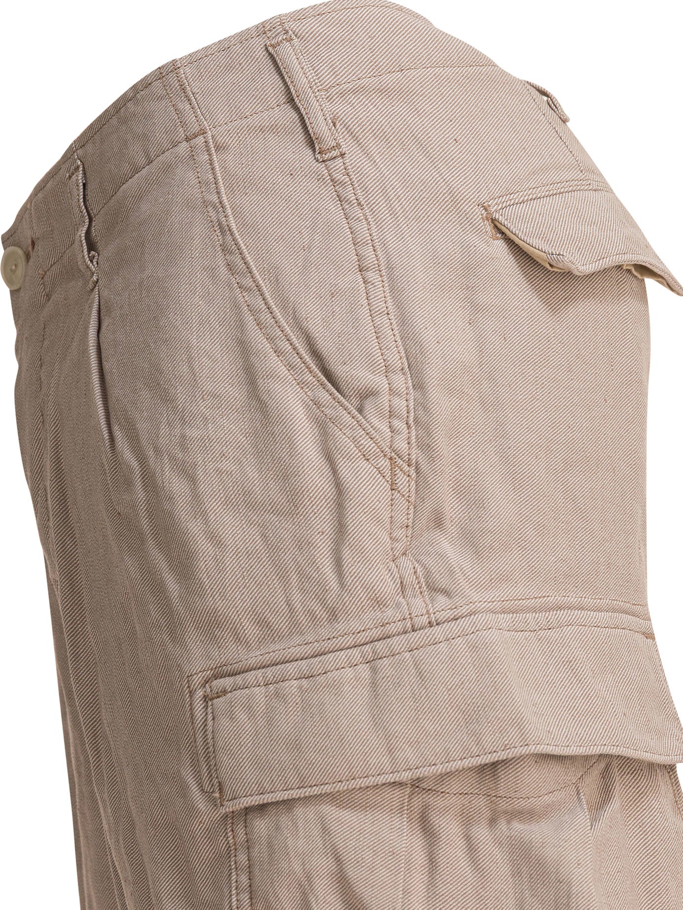 Linen cargo shorts Shorts