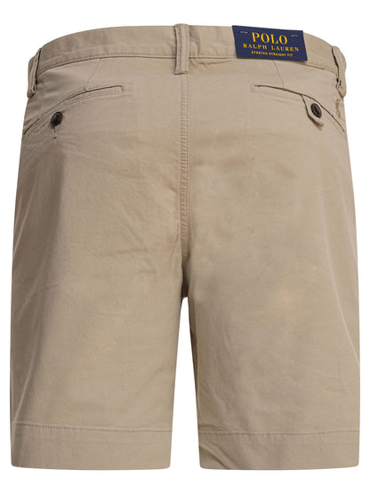 Straight fit stretch chino shorts Shorts