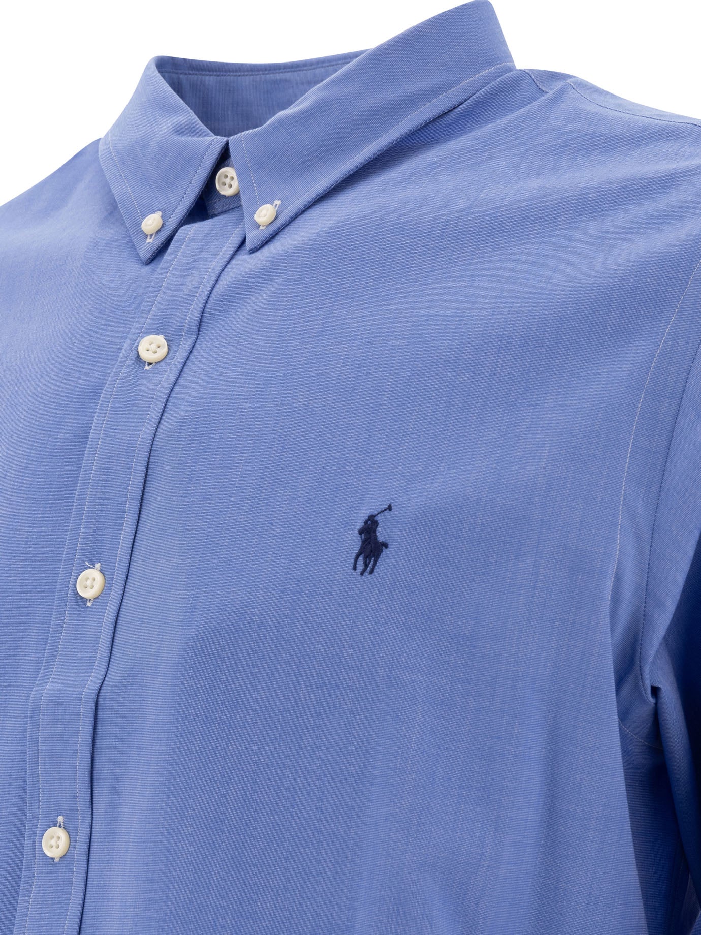Slim-fit stretch fil-à-fil shirt Shirts