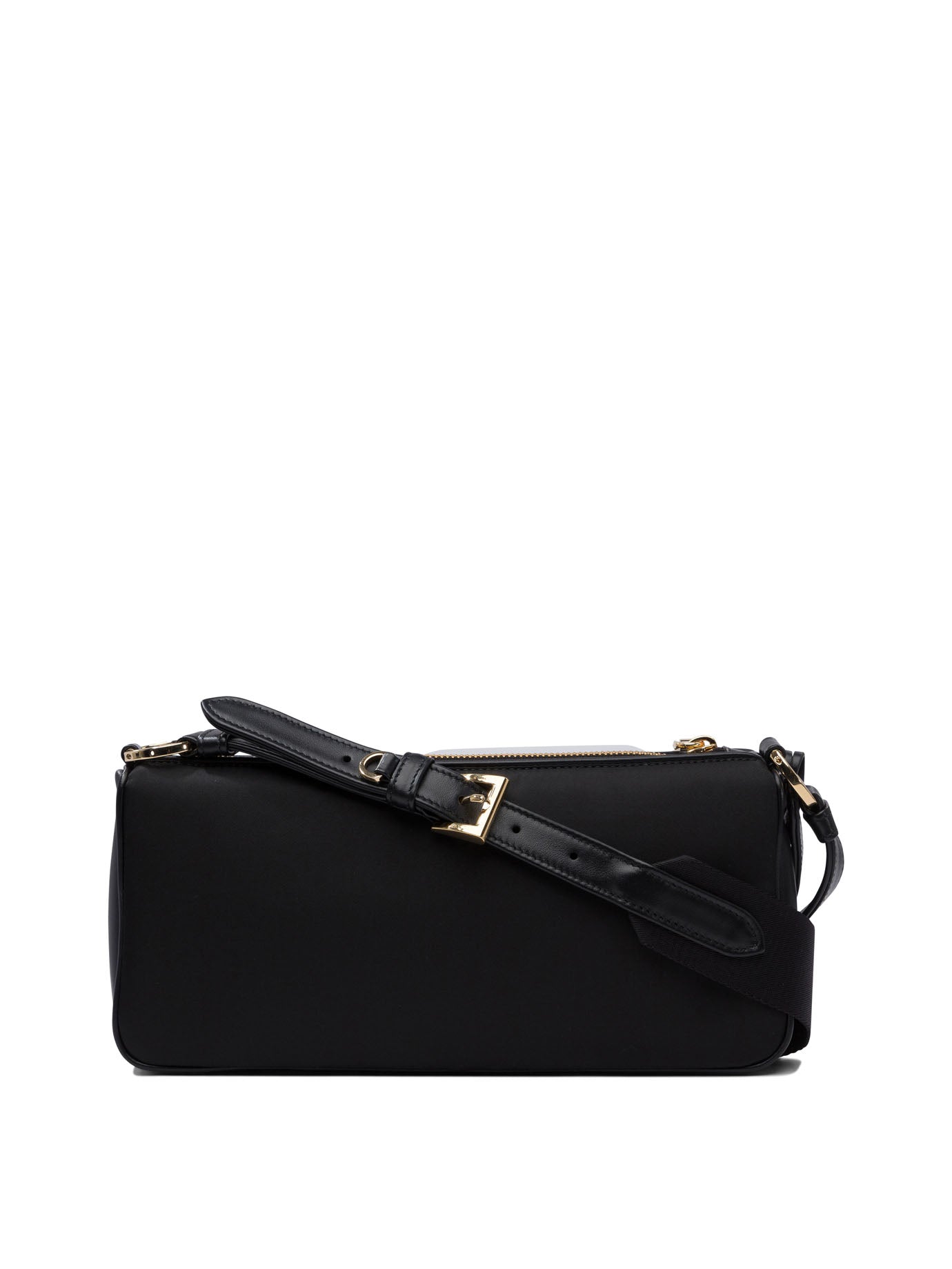 Re-Nylon and leather crossbody bag Crossbody bags