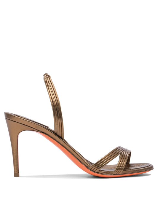 85mm leather heeled sandals Sandals