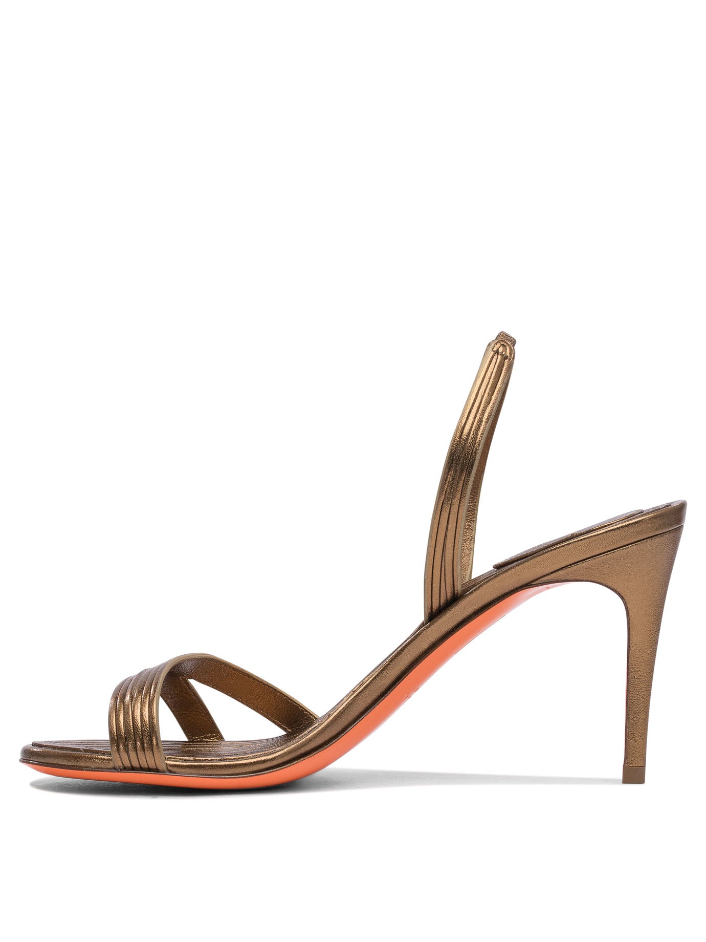 85mm leather heeled sandals Sandals