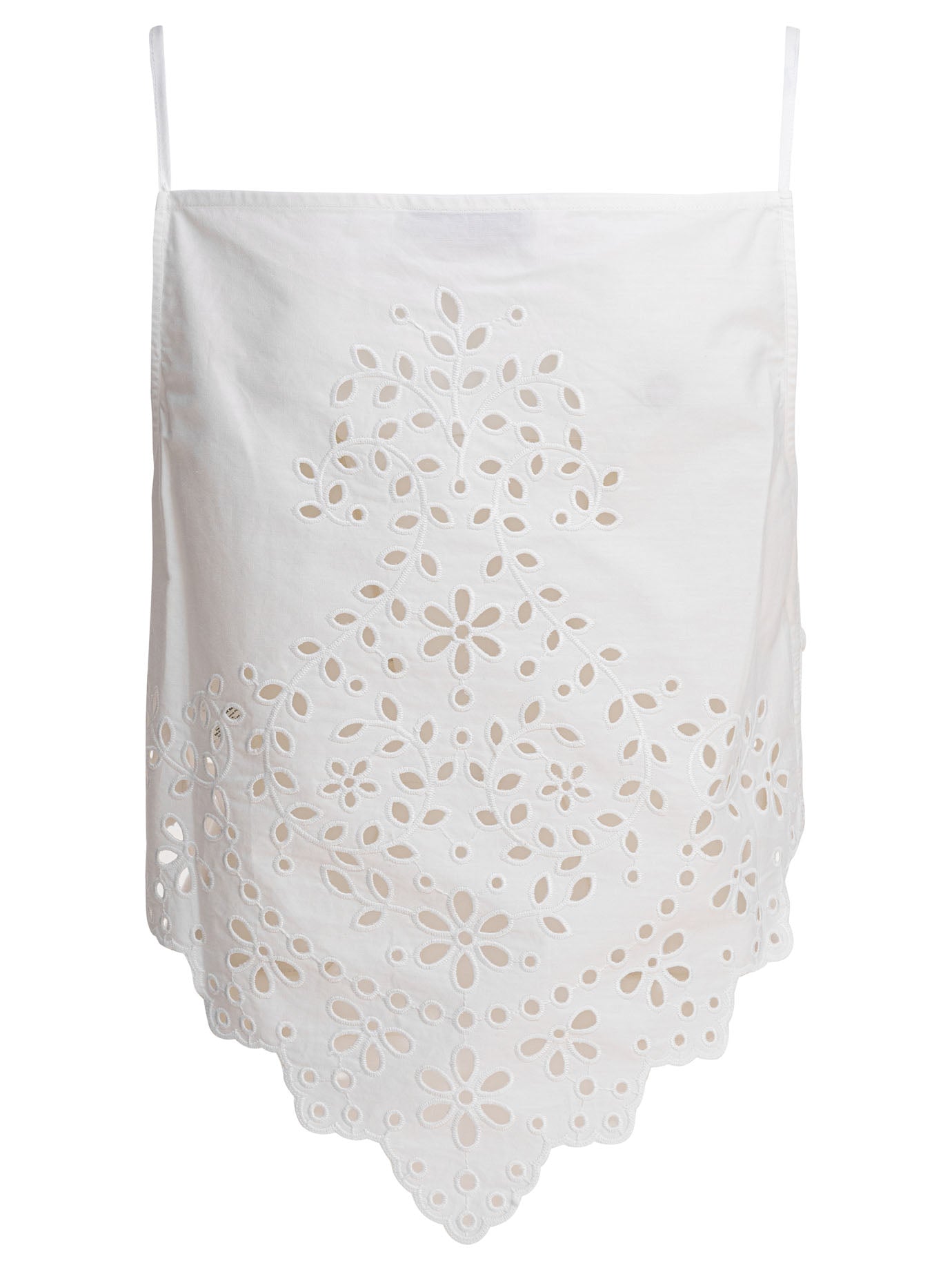 Cotton embroidered top Tops