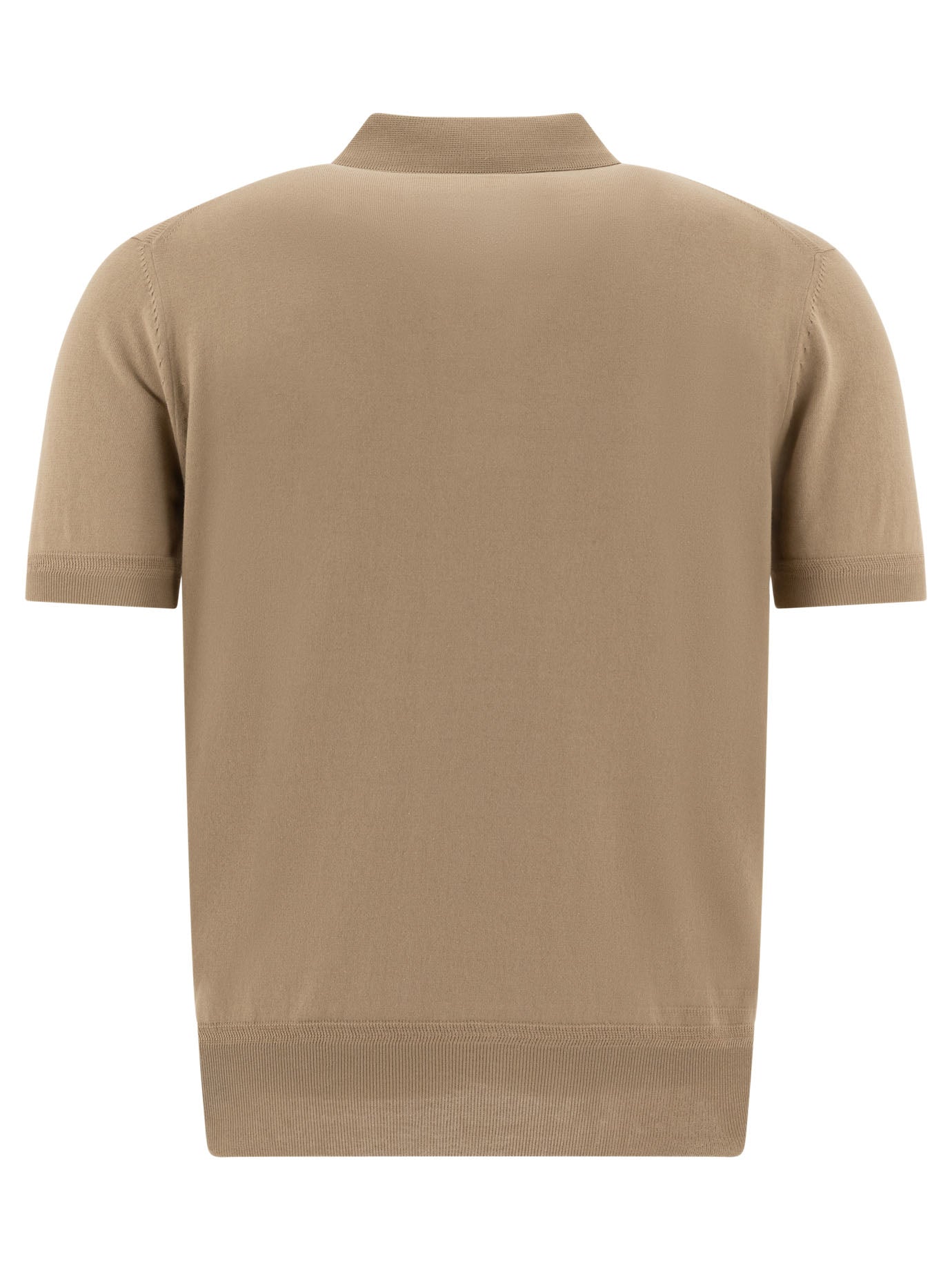 Cashmere and silk polo shirt Polo shirts