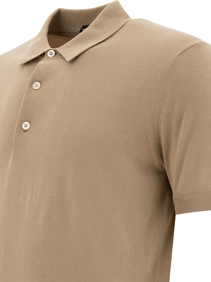 Cashmere and silk polo shirt Polo shirts