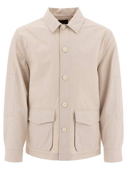 Cotton blend utility jacket Jackets and Coats