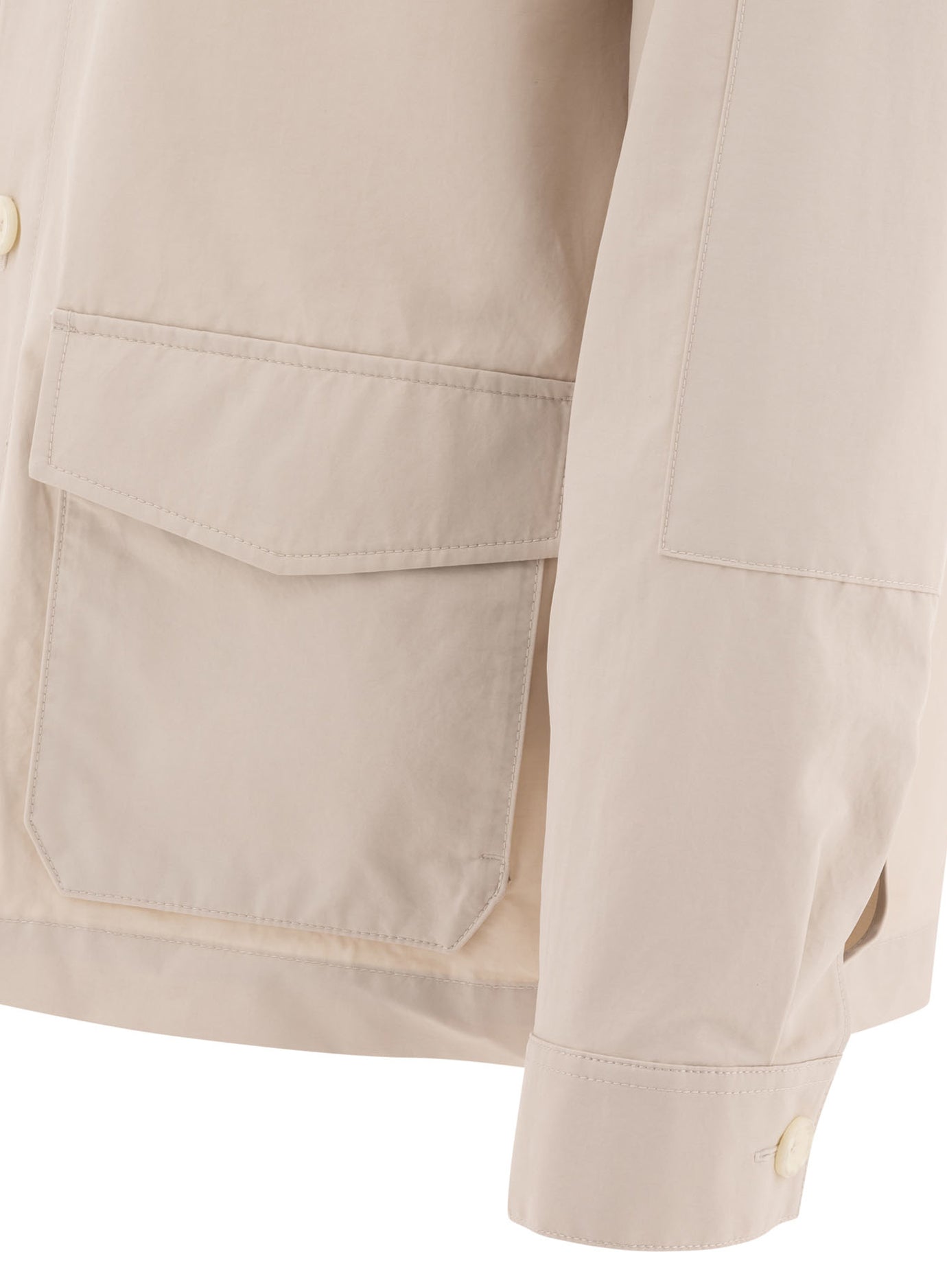 Cotton blend utility jacket Jackets and Coats