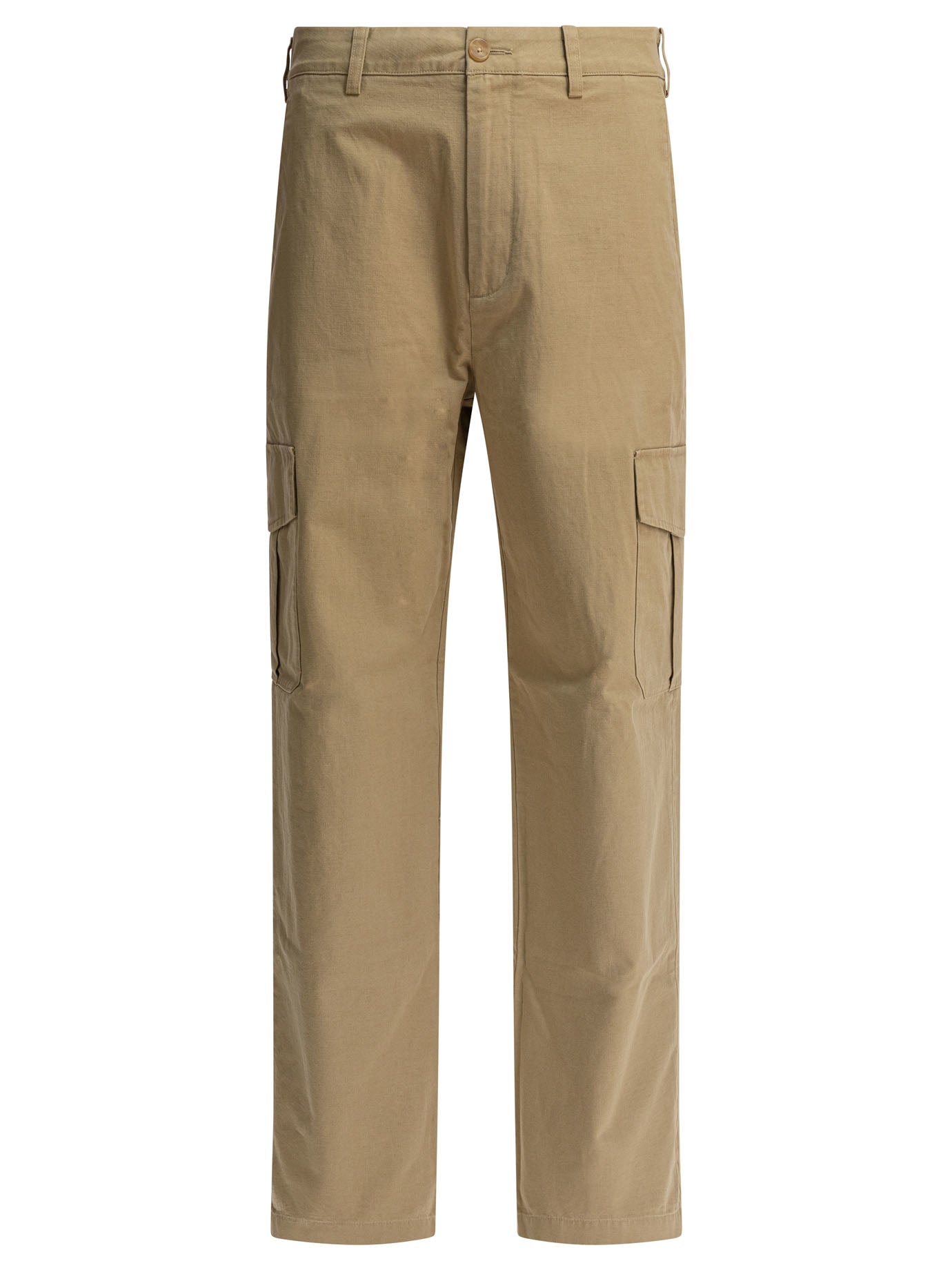 Cotton and linen cargo trousers Trousers