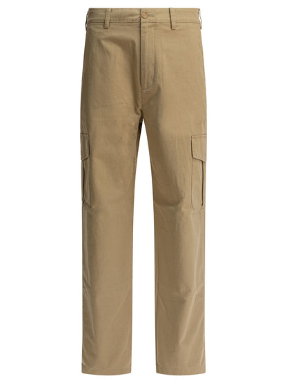Cotton and linen cargo trousers Trousers