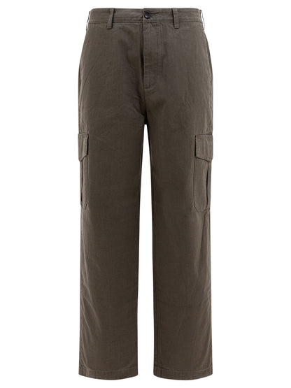 Cotton and linen cargo trousers Trousers