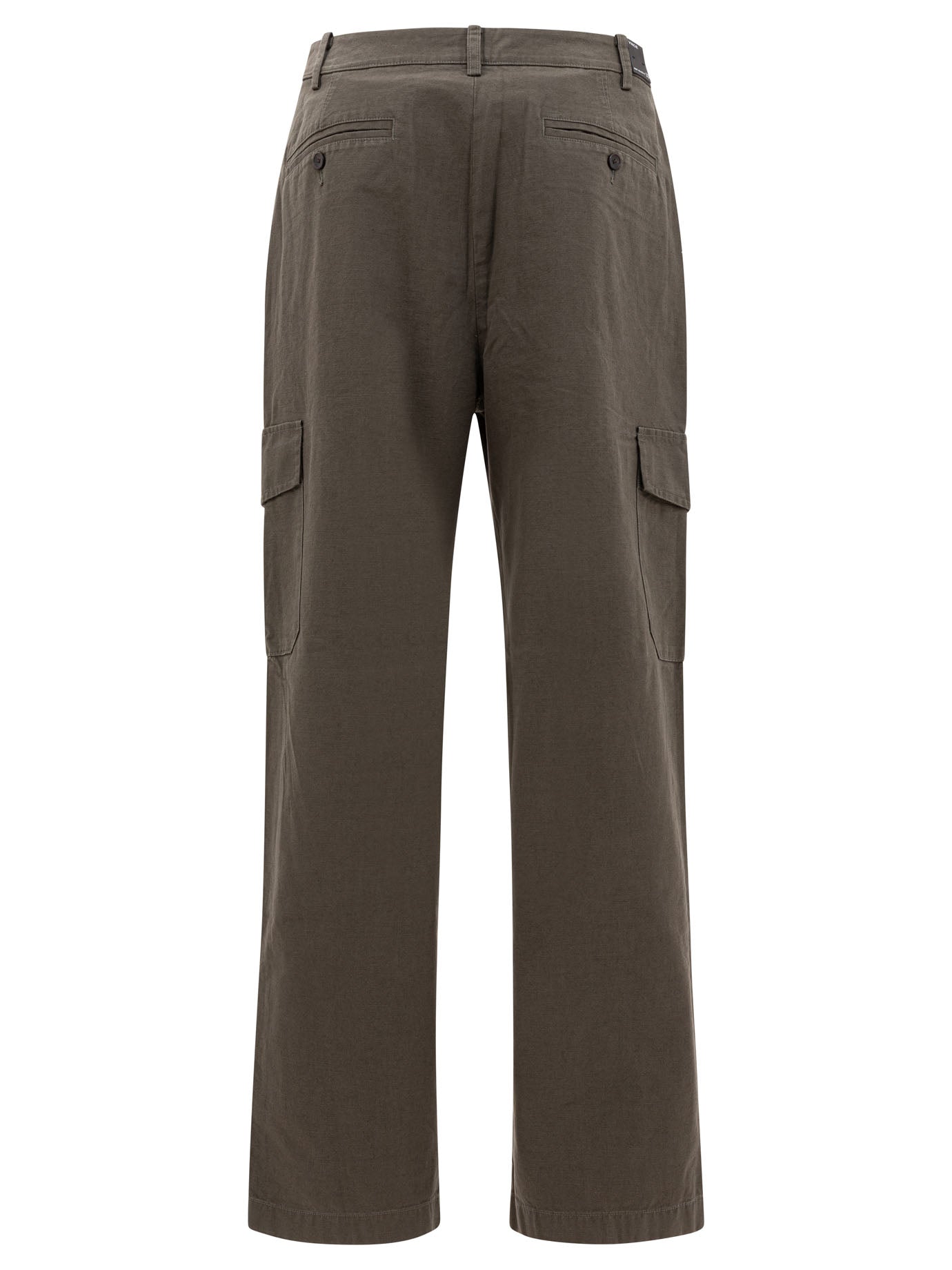 Cotton and linen cargo trousers Trousers