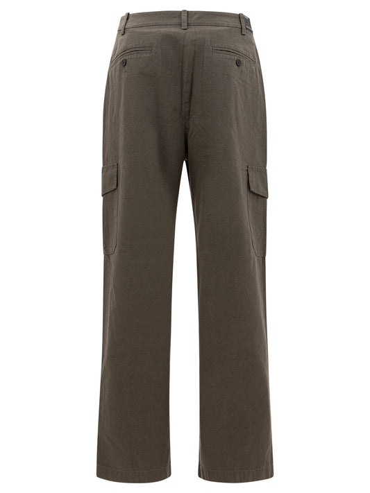 Cotton and linen cargo trousers Trousers