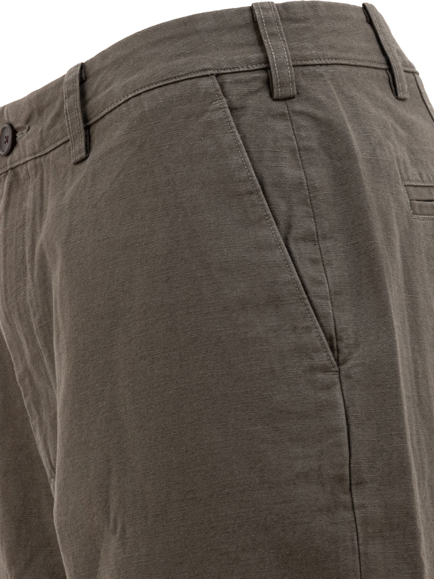 Cotton and linen cargo trousers Trousers