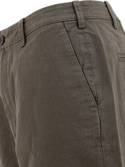 Cotton and linen cargo trousers Trousers