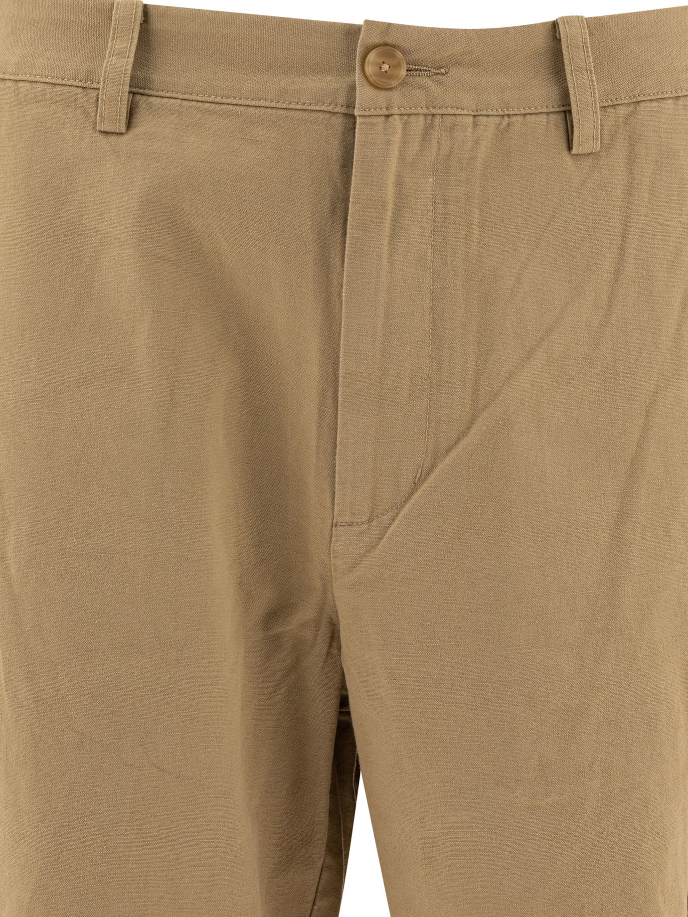 Cotton and linen cargo shorts Shorts