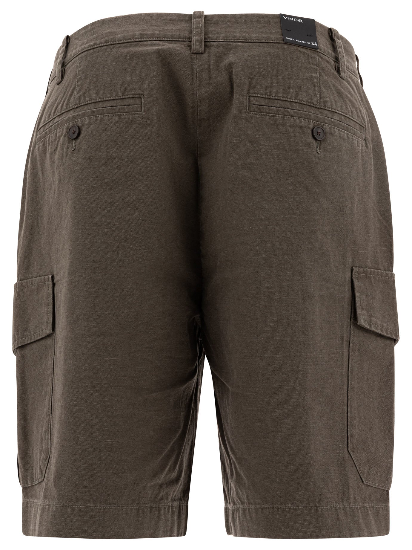 Cotton and linen cargo shorts Shorts