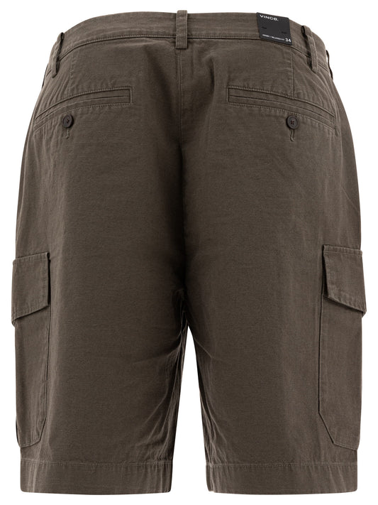 Cotton and linen cargo shorts Shorts