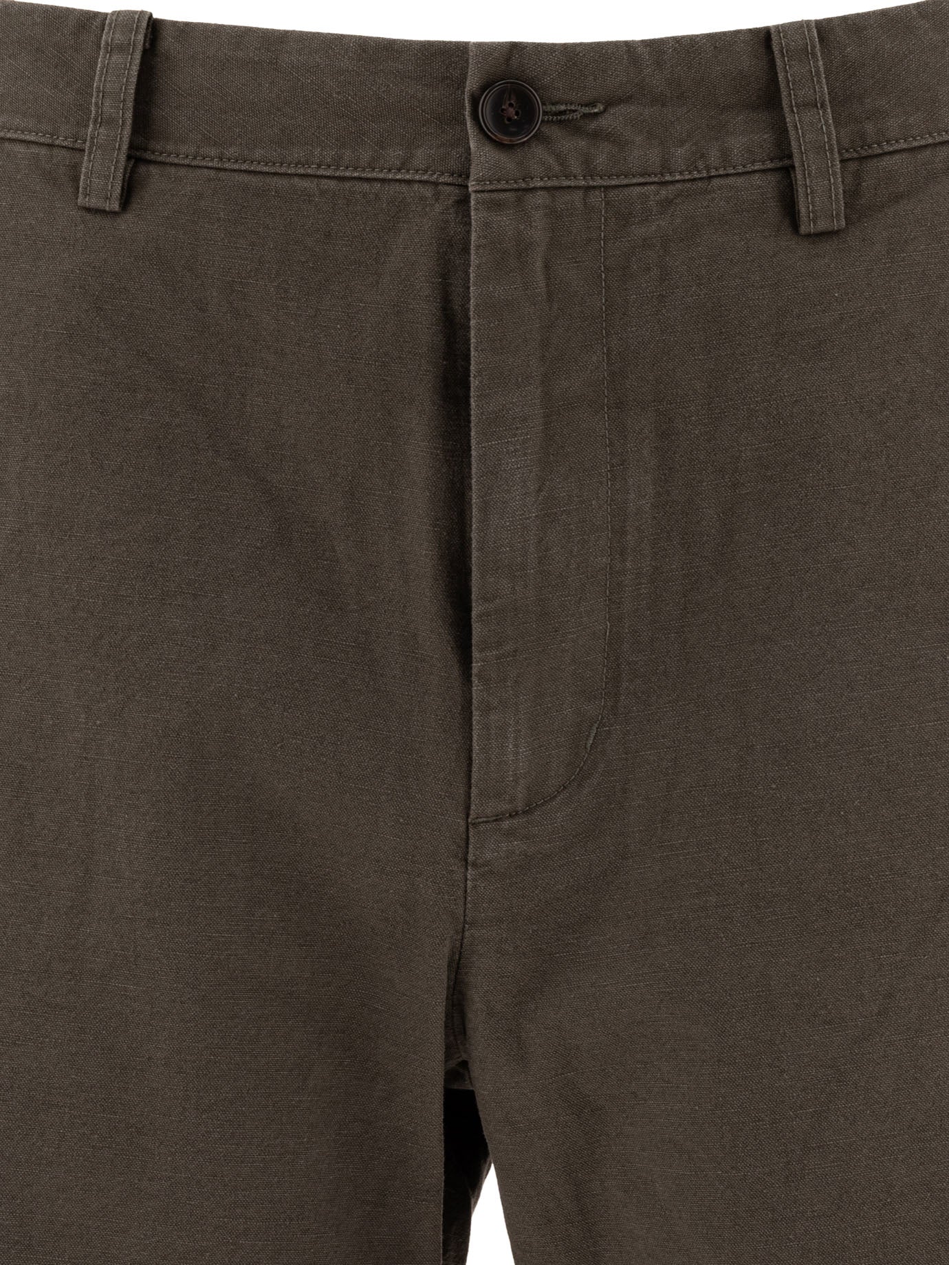 Cotton and linen cargo shorts Shorts