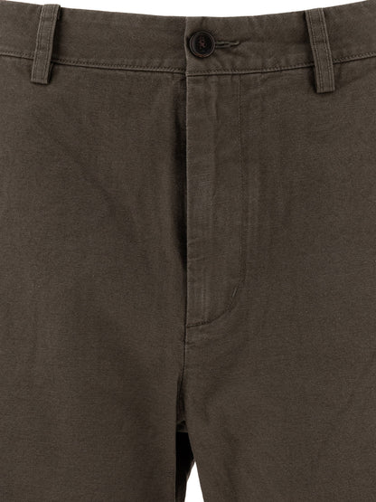 Cotton and linen cargo shorts Shorts