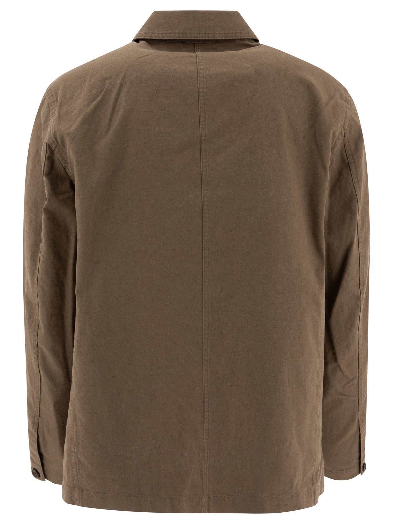Cotton and linen utility jacket Jackets and Coats