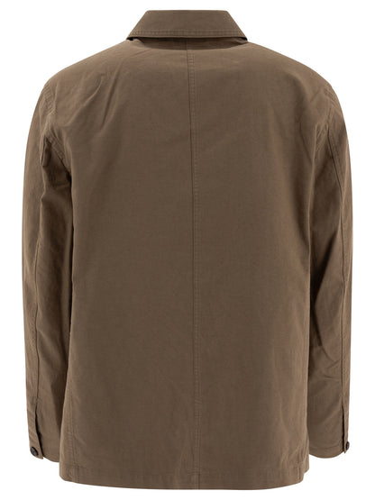 Cotton and linen utility jacket Jackets and Coats