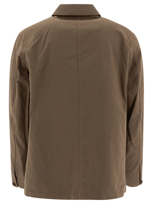 Cotton and linen utility jacket Jackets and Coats