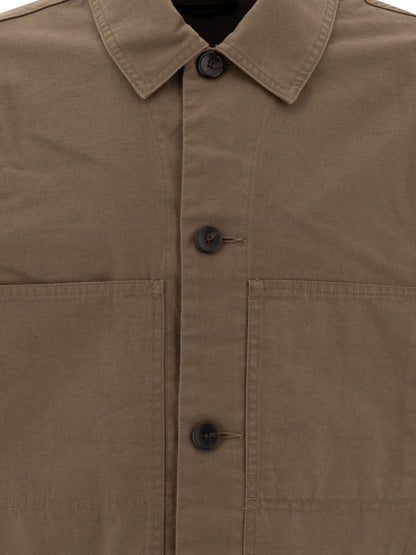 Cotton and linen utility jacket Jackets and Coats