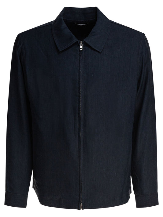 Bomber jacket zipper closure Jackets and Coats