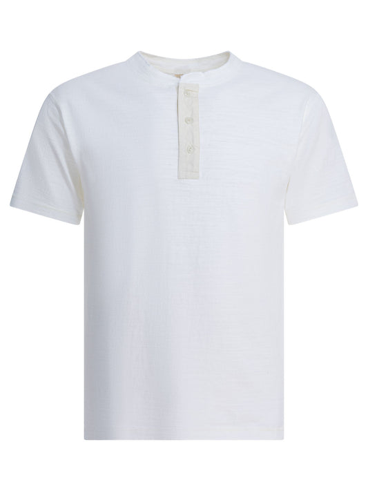 Cotton T-shirt with buttons T-shirts