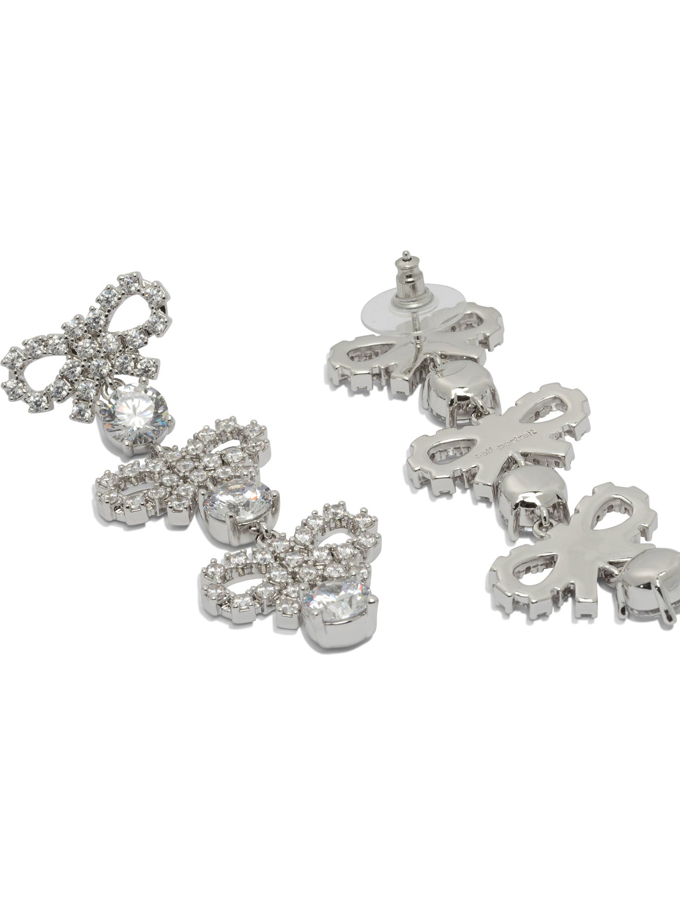Drop earrings with bows Jewels