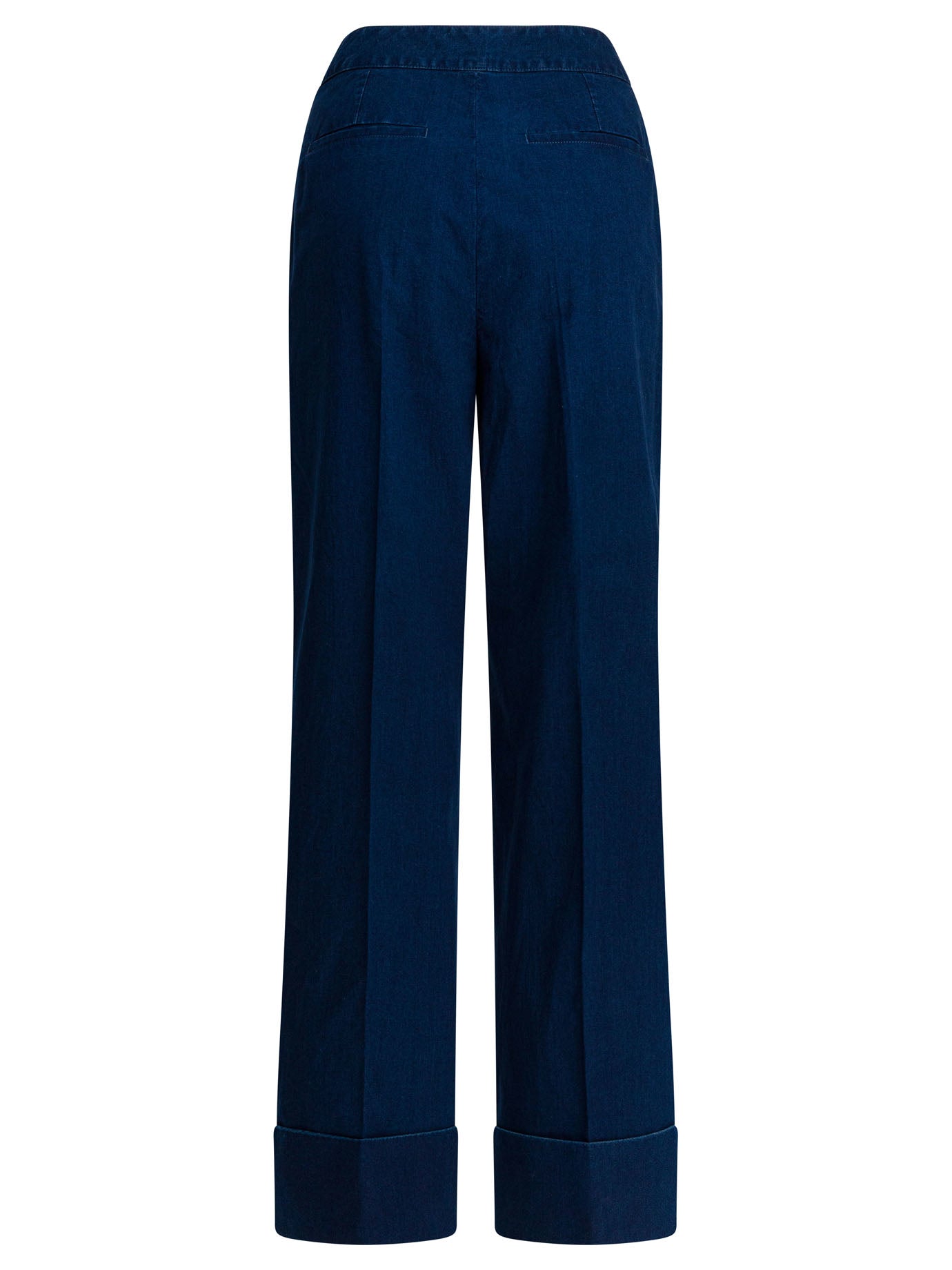 Wide-leg jeans with pleats Jeans