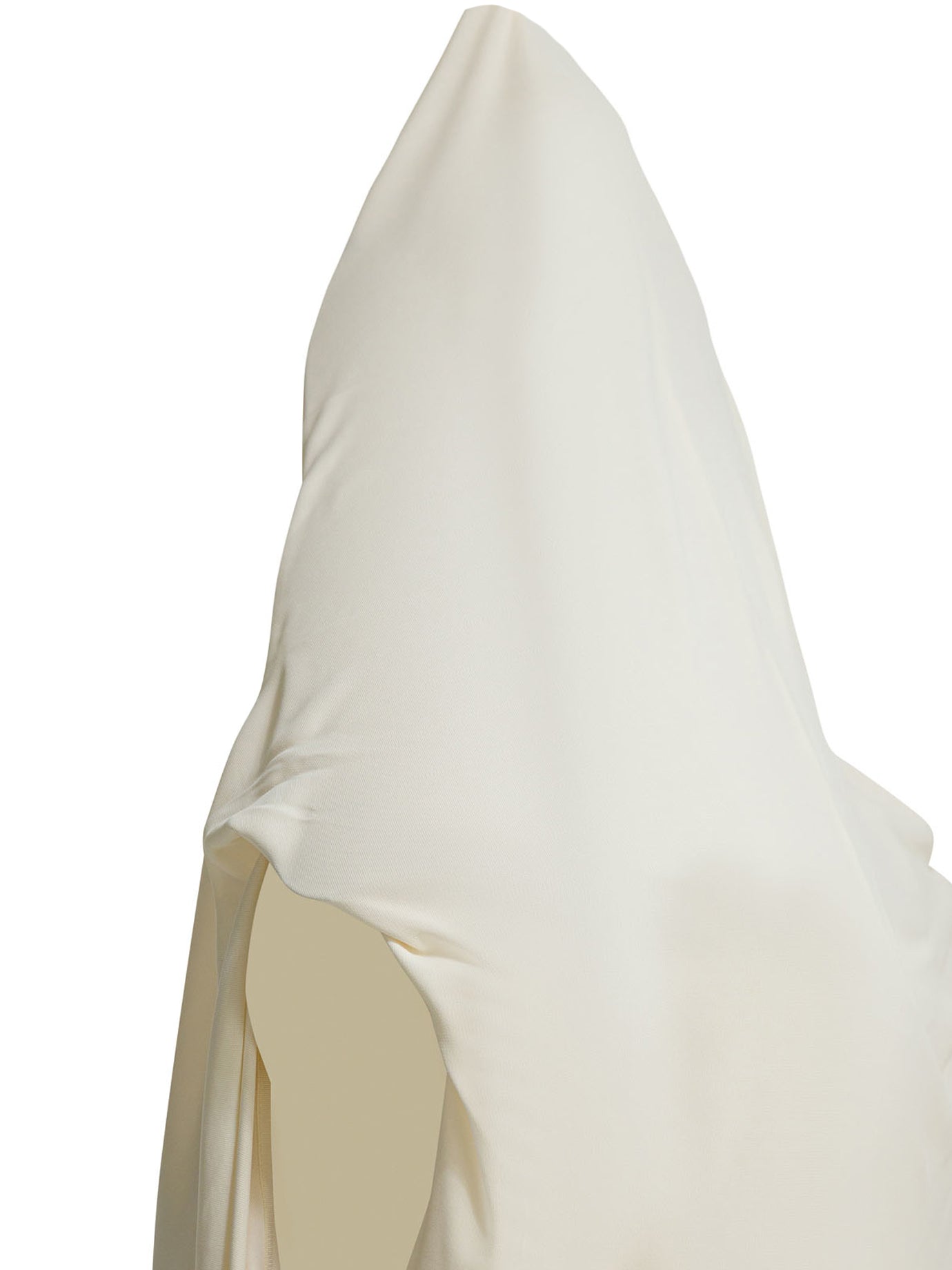Draped bodysuit with hood Tops