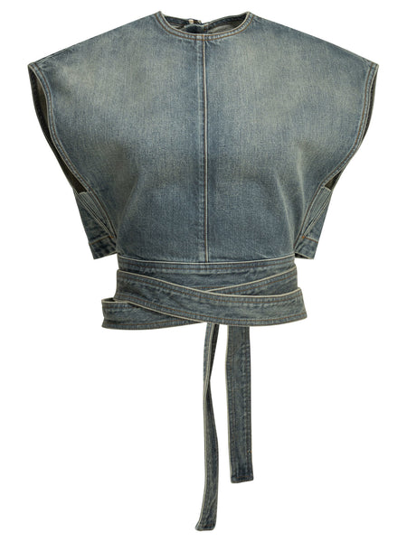 Casual denim top Tops