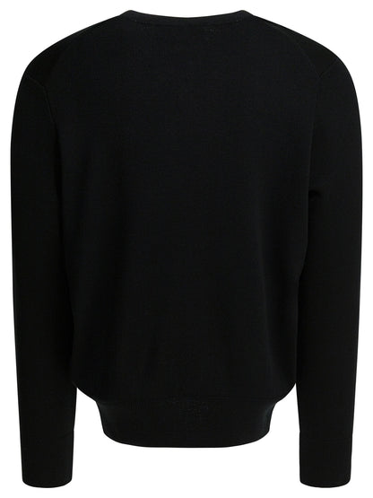 Crew-neck sweater with logo Knitwear