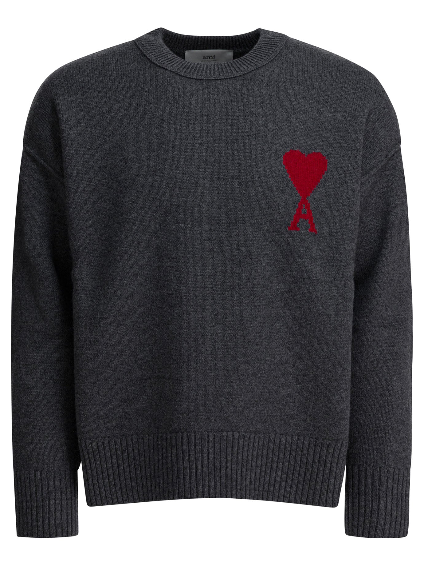 "Ami de Coeur" Crew-Neck Sweater Knitwear