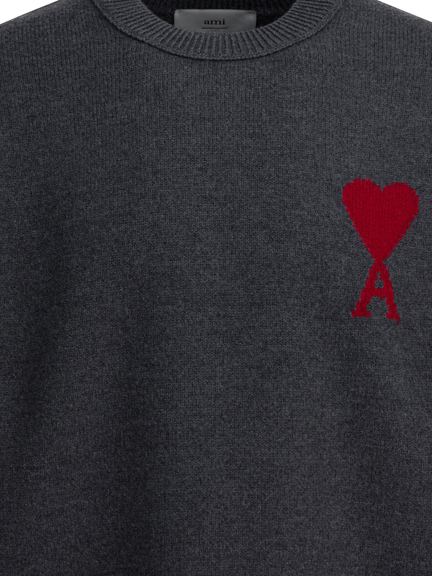 "Ami de Coeur" Crew-Neck Sweater Knitwear
