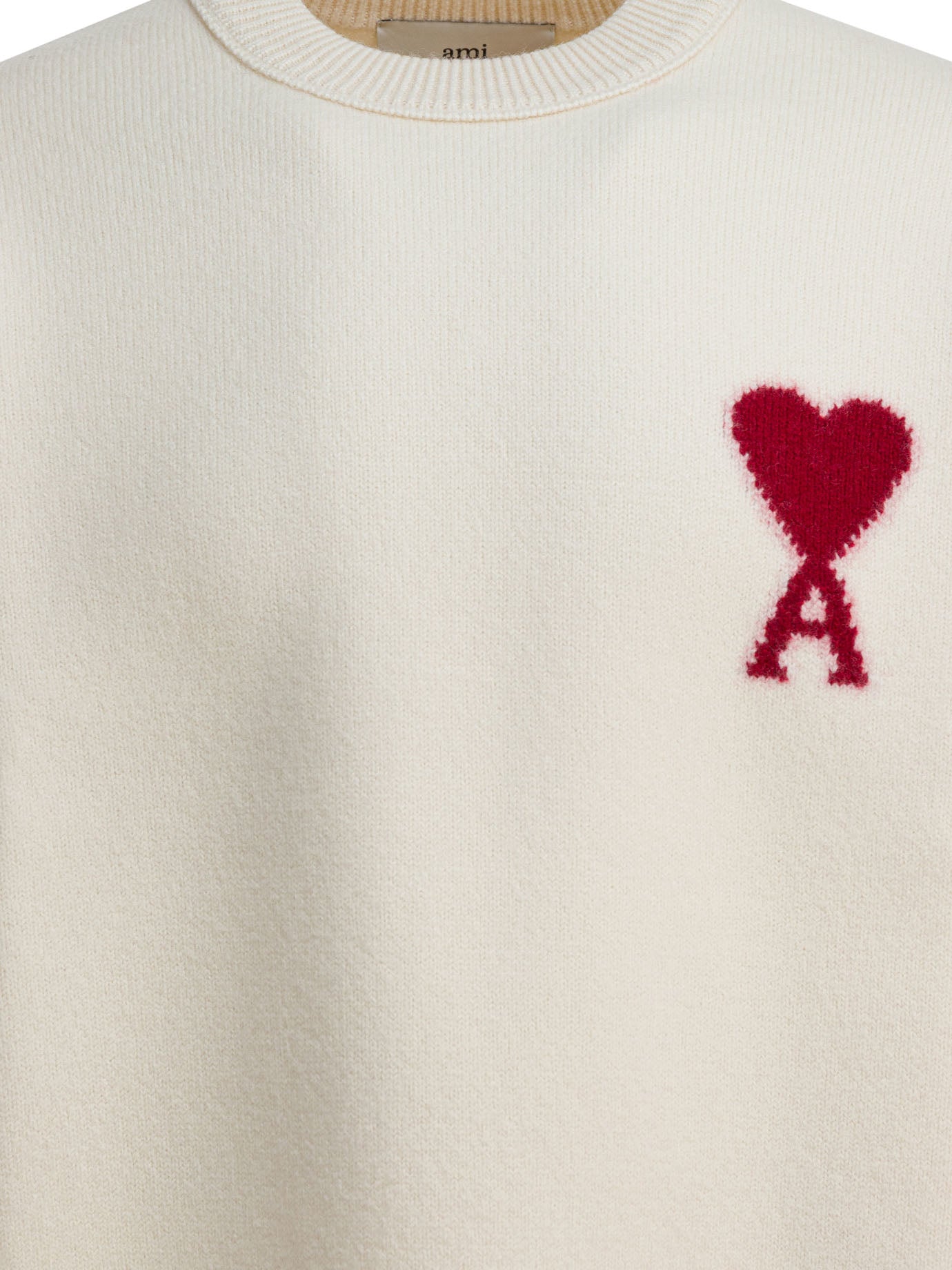 "Ami de Coeur" Crew-Neck Sweater Knitwear