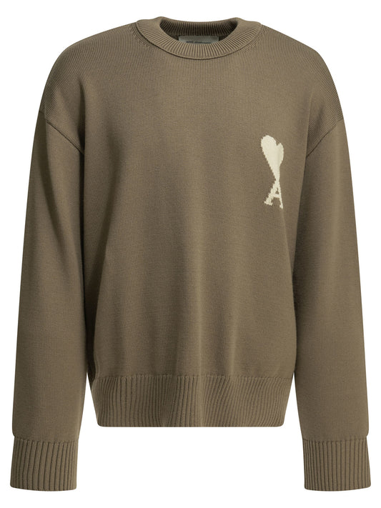 Wool-blend crew-neck sweater Knitwear