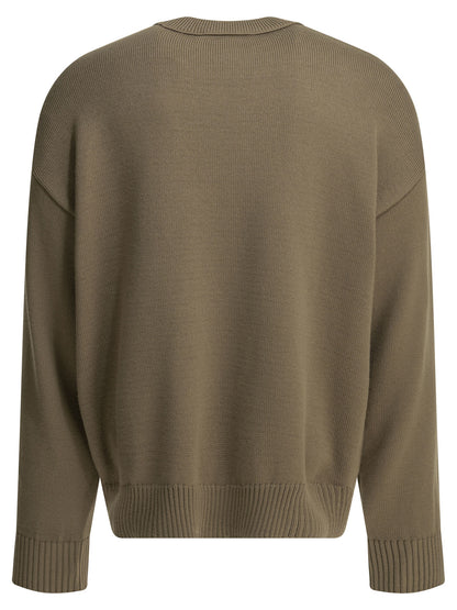 Wool-blend crew-neck sweater Knitwear