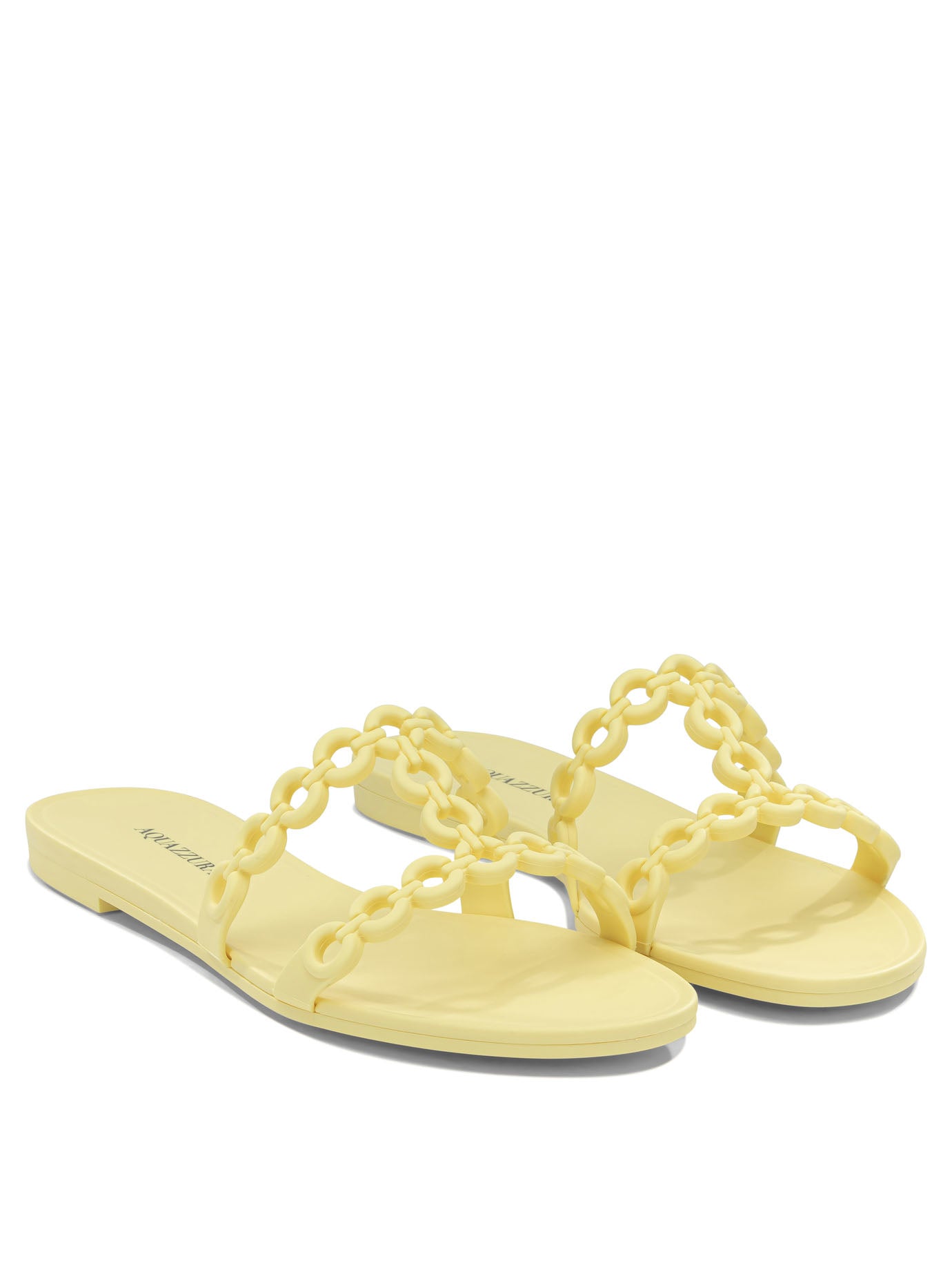 "Inifinity Chain" slides Sandals