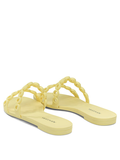 "Inifinity Chain" slides Sandals