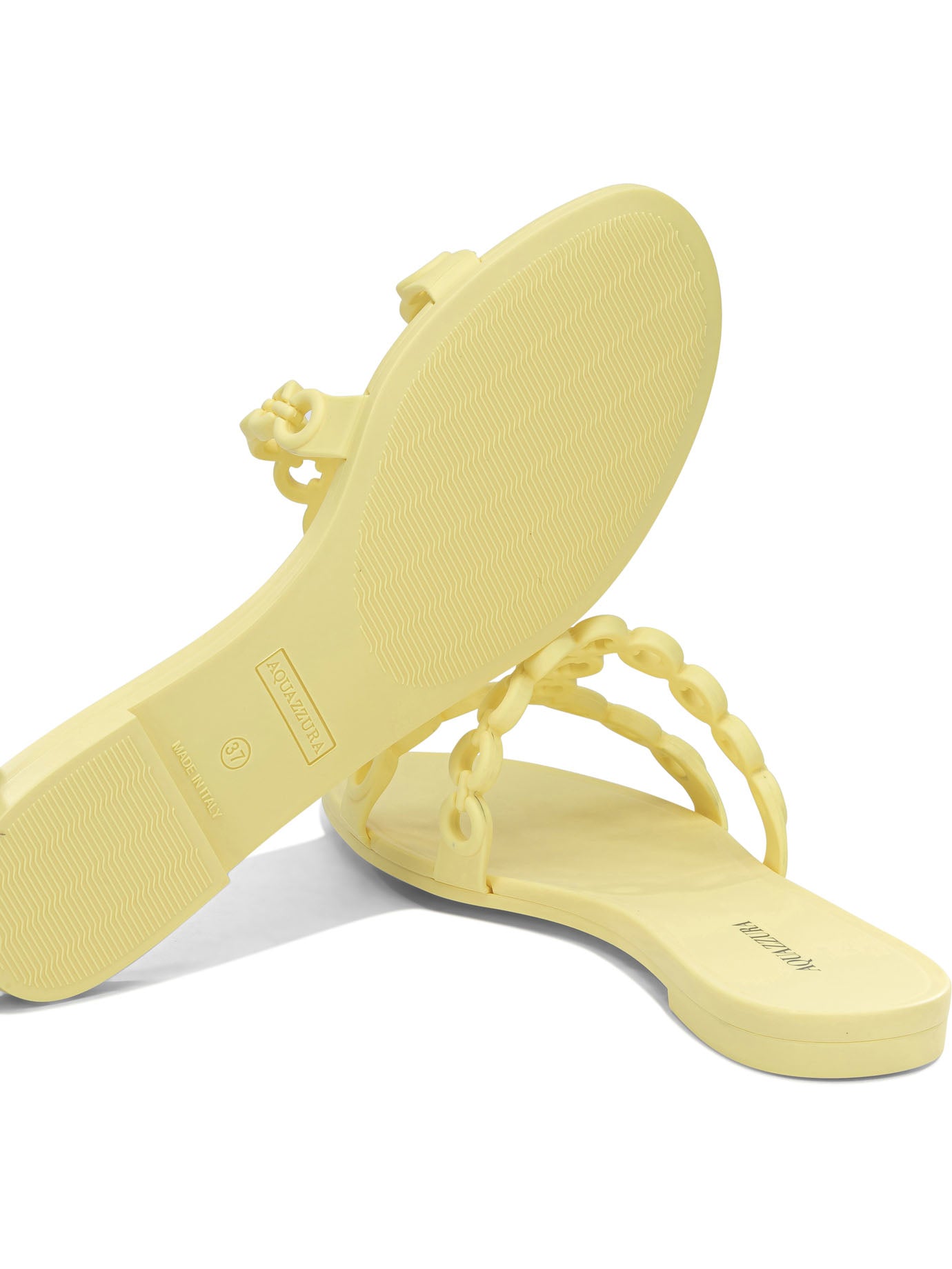 "Inifinity Chain" slides Sandals