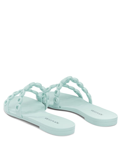"Inifinity Chain" slides Sandals