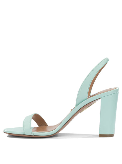 "So Nude Block 85mm" Heeled Sandals Sandals