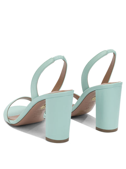 "So Nude Block 85mm" Heeled Sandals Sandals