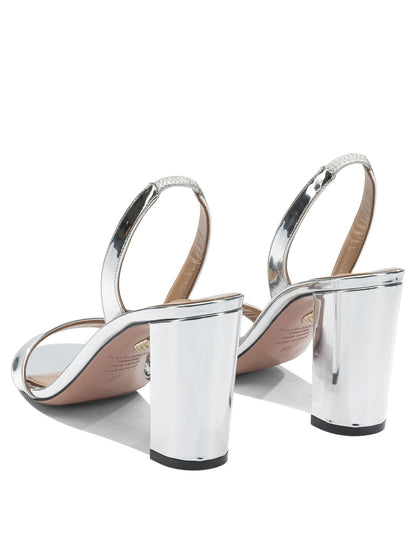 "So Nude Block 85mm" Heeled Sandals Sandals