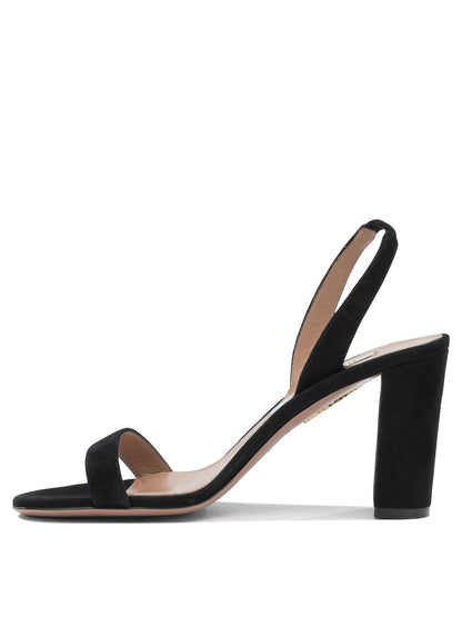 "So Nude Block 85mm" Heeled Sandals Sandals