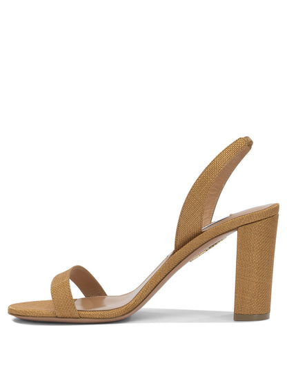 "So Nude Block 85mm" Heeled Sandals Sandals